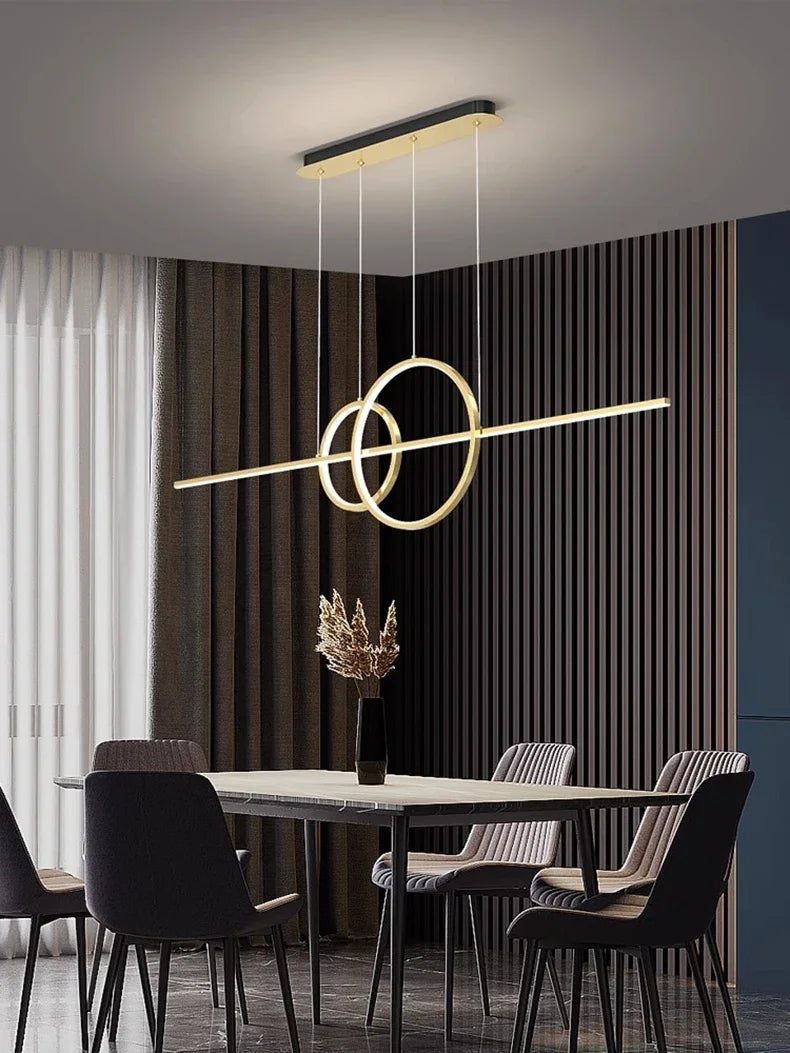 Modern Minimalist LED Pendant Lights for Living Dining Room Kitchen Food Tables Study Chandelier Home Decor Lusters Luminaires - GlowMart