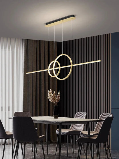 Modern Minimalist LED Pendant Lights for Living Dining Room Kitchen Food Tables Study Chandelier Home Decor Lusters Luminaires - GlowMart