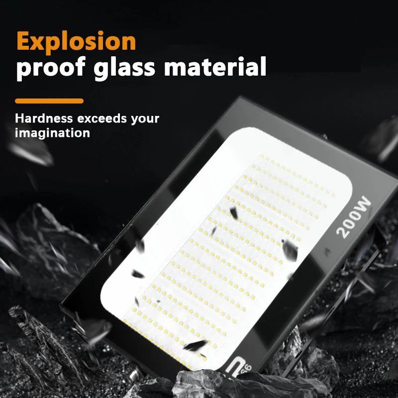 Floodlight Outdoor LED IP66 Waterproof Path Light Spotlight 10W 20W 30W 50W 100W 200W Outdoor Garden Porch Courtyard Lamp - GlowMart