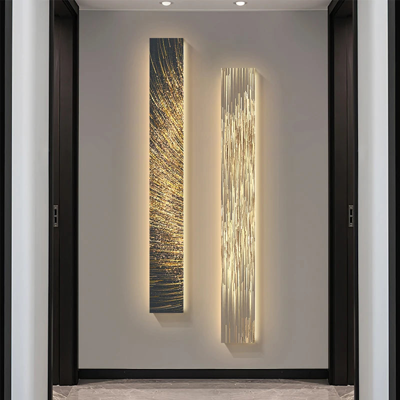 Modern Led indoor painting decoration strip art wall hanging lamp is applicable to the lighting of living room and hotel - GlowMart