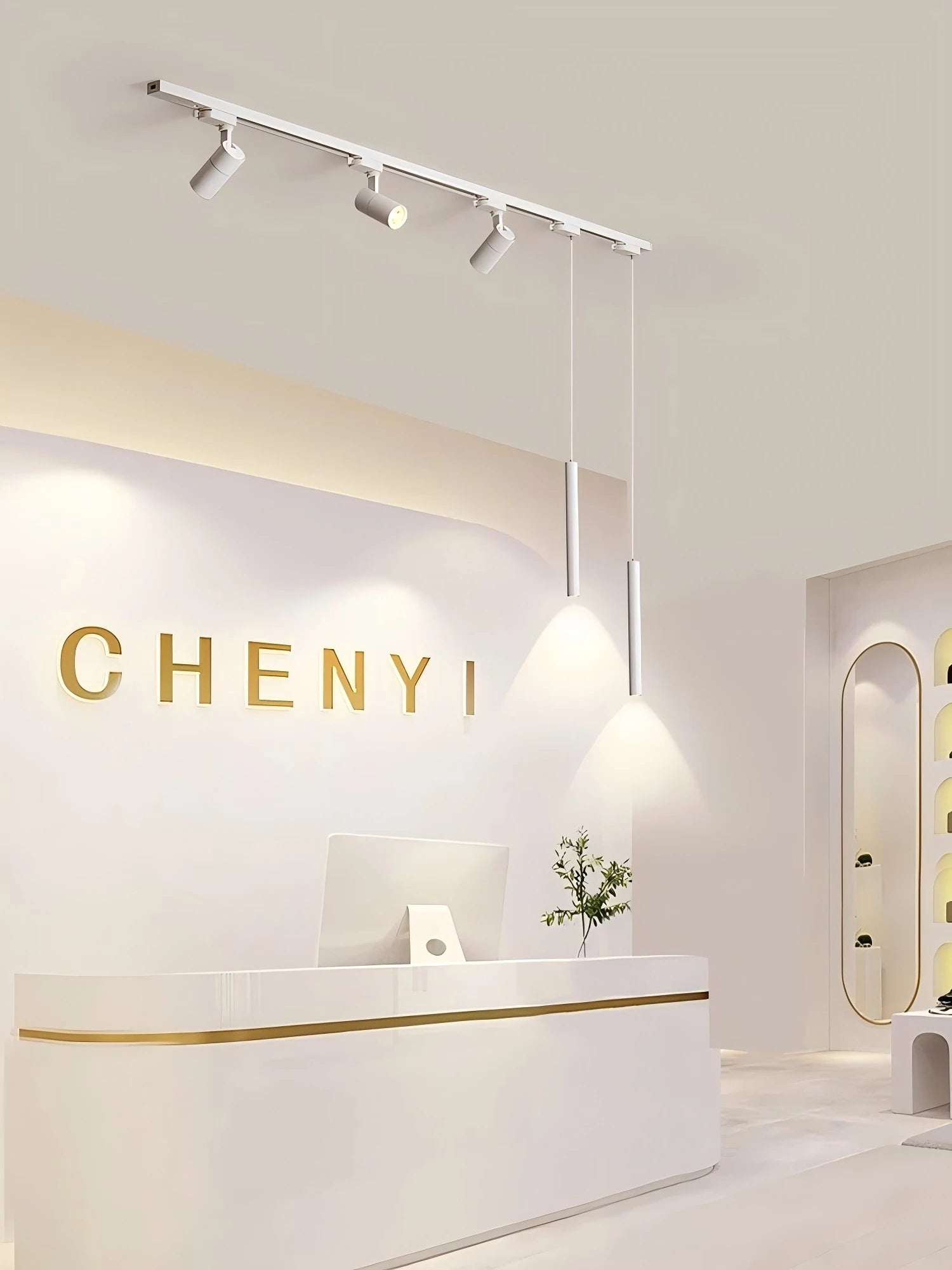 Surface mounted track lights, spotlights, LED restaurant chandeliers, living rooms without main lights, bar lamps, desk lamps - GlowMart