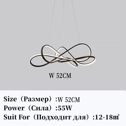 Modern LED Pendant Light DIY Chandelier Lights For Dining Room Living Room Bar Kitchen Room Ceiling Hanging Lamp Home Decor Lamp - GlowMart