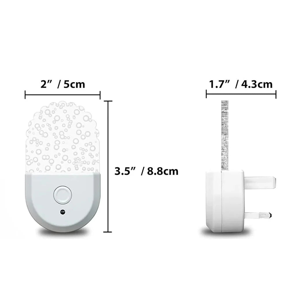 Bedside Lamp Night Light EU US Plug Eye Protection LED Mini Wall Lamp For Home Aisle Bedroom Living Room Baby Feed Kids Use - GlowMart