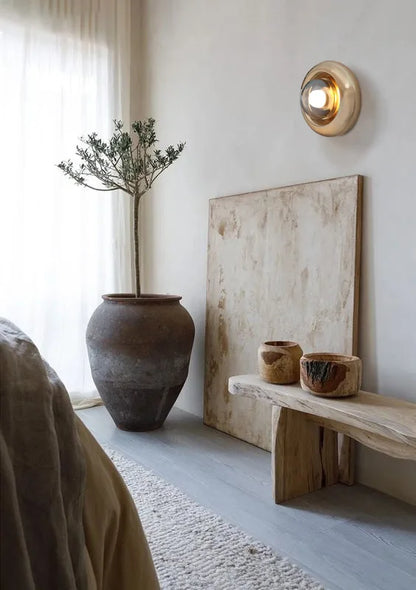 Caren Lighting Futurism wall sconces lighting design glass electroplating LED Bauhaus Contemporary Modern cozy light fixture