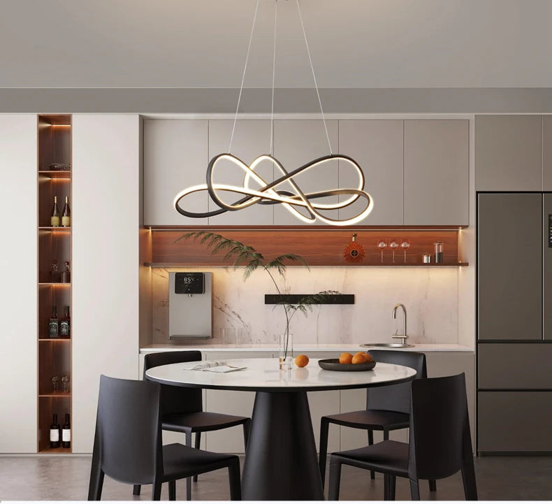 Modern LED Pendant Light DIY Chandelier Lights For Dining Room Living Room Bar Kitchen Room Ceiling Hanging Lamp Home Decor Lamp - GlowMart