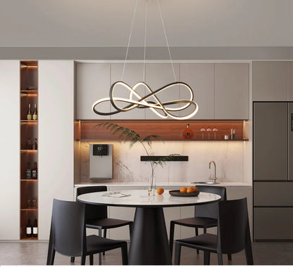 Modern LED Pendant Light DIY Chandelier Lights For Dining Room Living Room Bar Kitchen Room Ceiling Hanging Lamp Home Decor Lamp - GlowMart