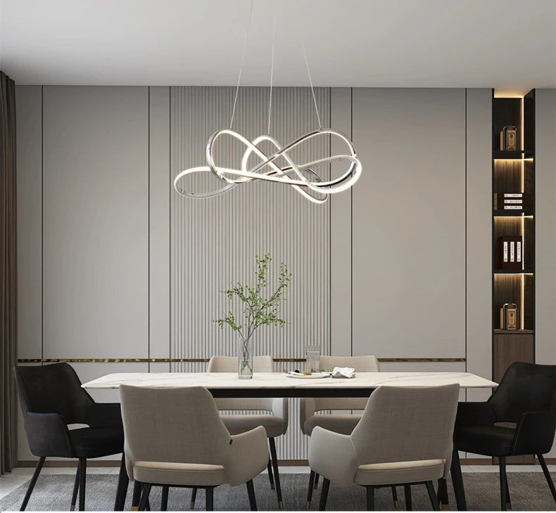 Modern LED Pendant Light DIY Chandelier Lights For Dining Room Living Room Bar Kitchen Room Ceiling Hanging Lamp Home Decor Lamp - GlowMart