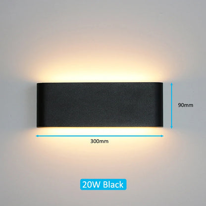 LED Outdoor Waterproof IP65 Wall Light Porch Garden Wall Lamp & Indoor Home Decor Bedroom Living Room Decoration Lighting Lamp - GlowMart