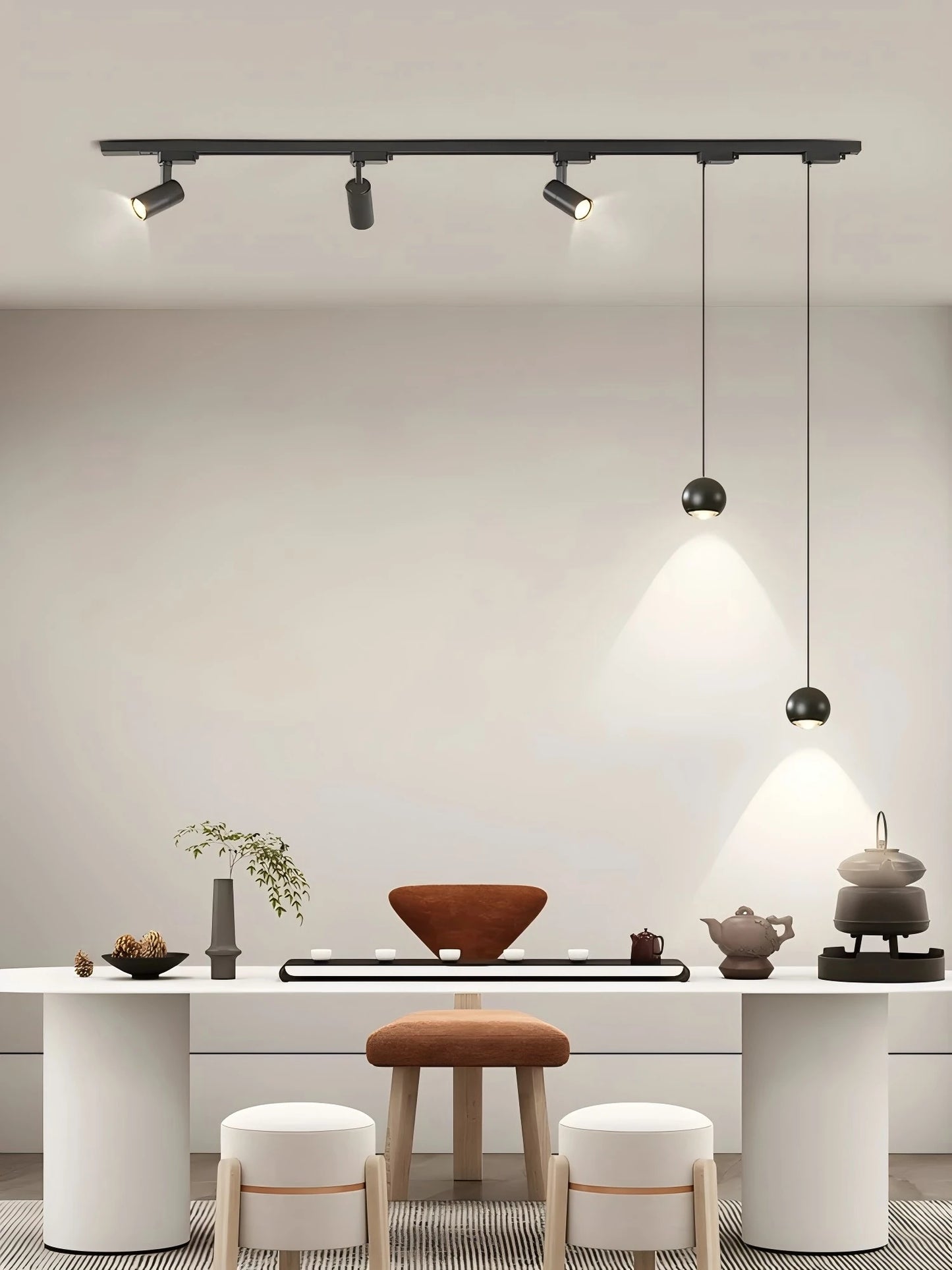 Surface mounted track lights, spotlights, LED restaurant chandeliers, living rooms without main lights, bar lamps, desk lamps - GlowMart