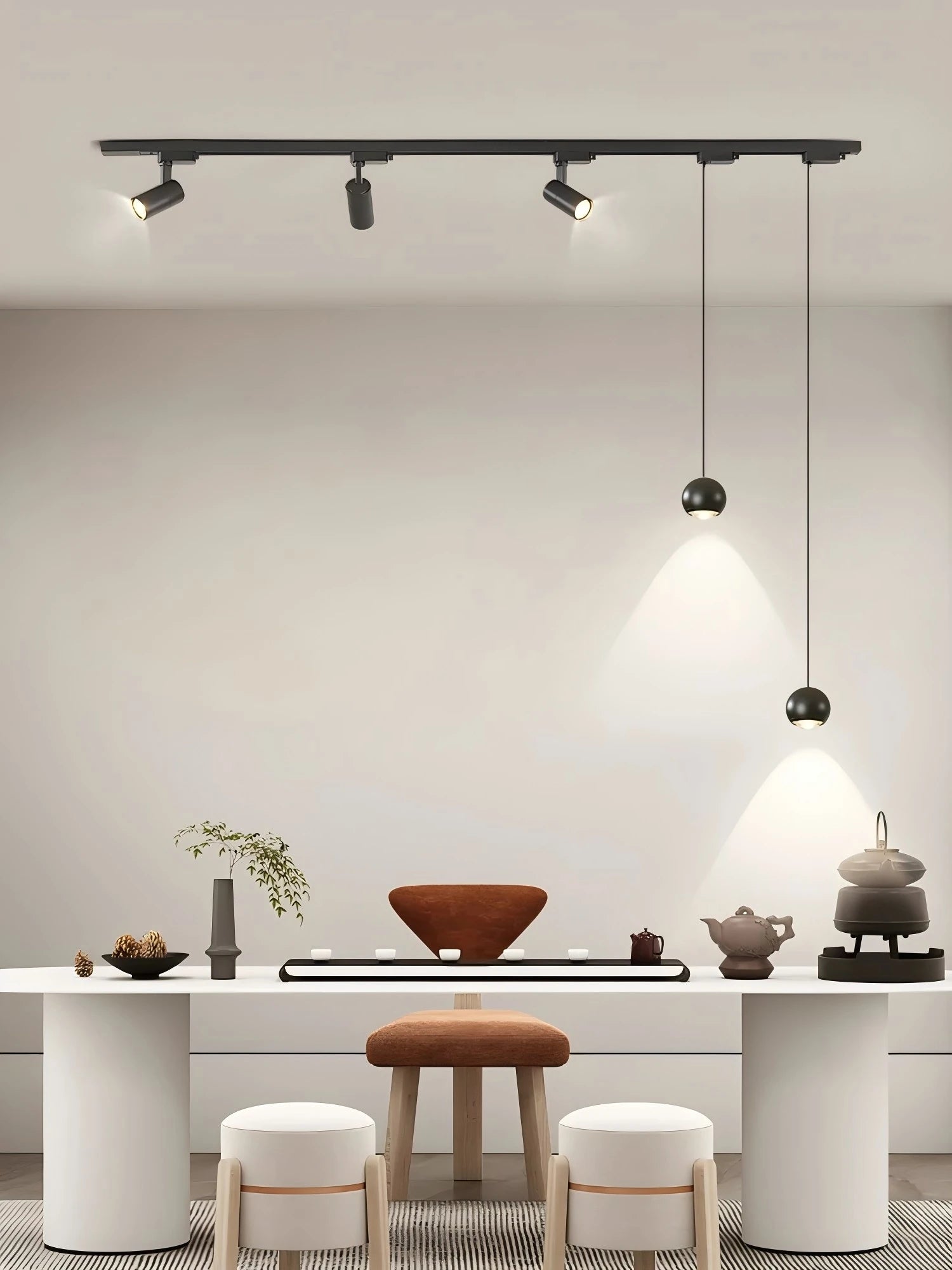 Surface mounted track lights, spotlights, LED restaurant chandeliers, living rooms without main lights, bar lamps, desk lamps - GlowMart