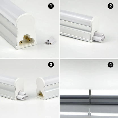 T5 T8 fluorescent lamp LED lamp 30cm 60cm 6w 10W cold white light 110V 220V LED lamp integration, kitchen lighting - GlowMart
