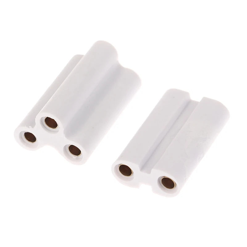 10Pcs Led Light And Fluorescent Connector Seamless Joint Unit Be Used In T5 T8 Tube Lamp 2 Pins 3 Pins Connectors Joints - GlowMart