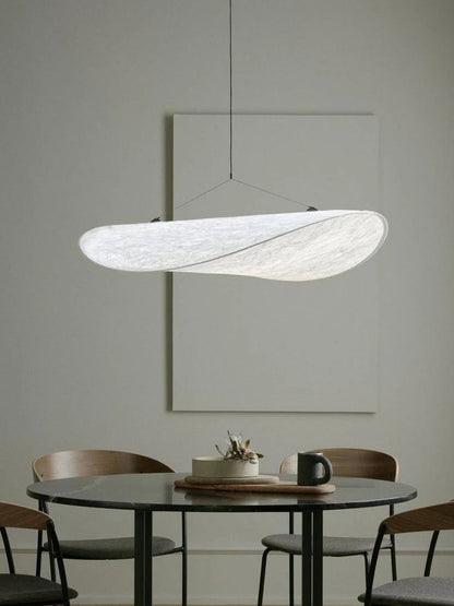 Modern Led Home Decoration Lustre Vertigo Chandelier Fabric Lampshade Light Dining Room Simple Nordic Living Room Ceiling Lamp