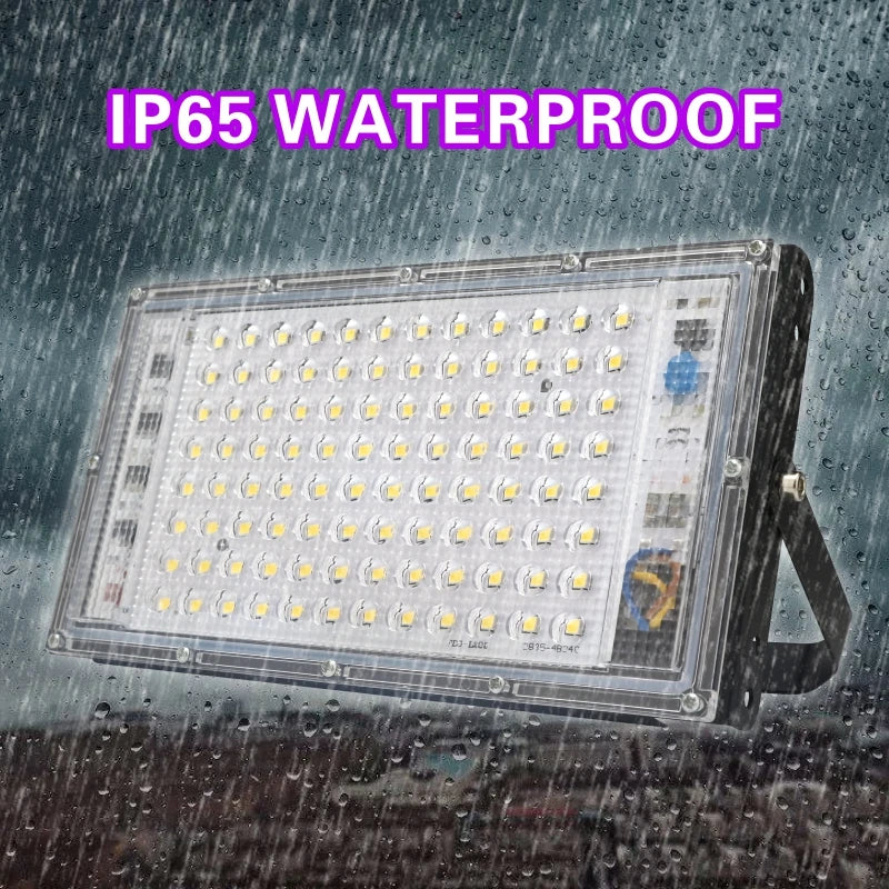 50W 100W Led Flood Light AC 220V 230V 240V Outdoor Floodlight Spotlight IP65 Waterproof LED Street Lamp Landscape Lighting - GlowMart