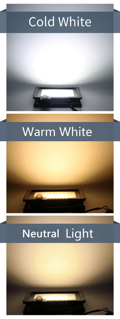 LED Flood Light 10W 20W 30W 50W 100W AC 220V LED Floodlight IP66 Waterproof Reflector Spotlight Street Light Outdoor Garden Lamp - GlowMart