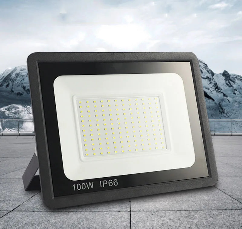 LED Spotlight Flood Light Outdoor AC220V 10W 20W 30W 50W 100W IP65 Floodlight for Garden Path Street Gate Wall Lamp Lighting - GlowMart