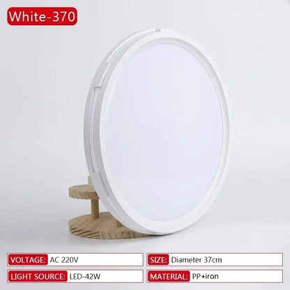 LED Ceiling Light Modern Creative Circular Living Room Bedroom Home Three Proof Ceiling Lamp Kitchen Bathroom Decor Lighting