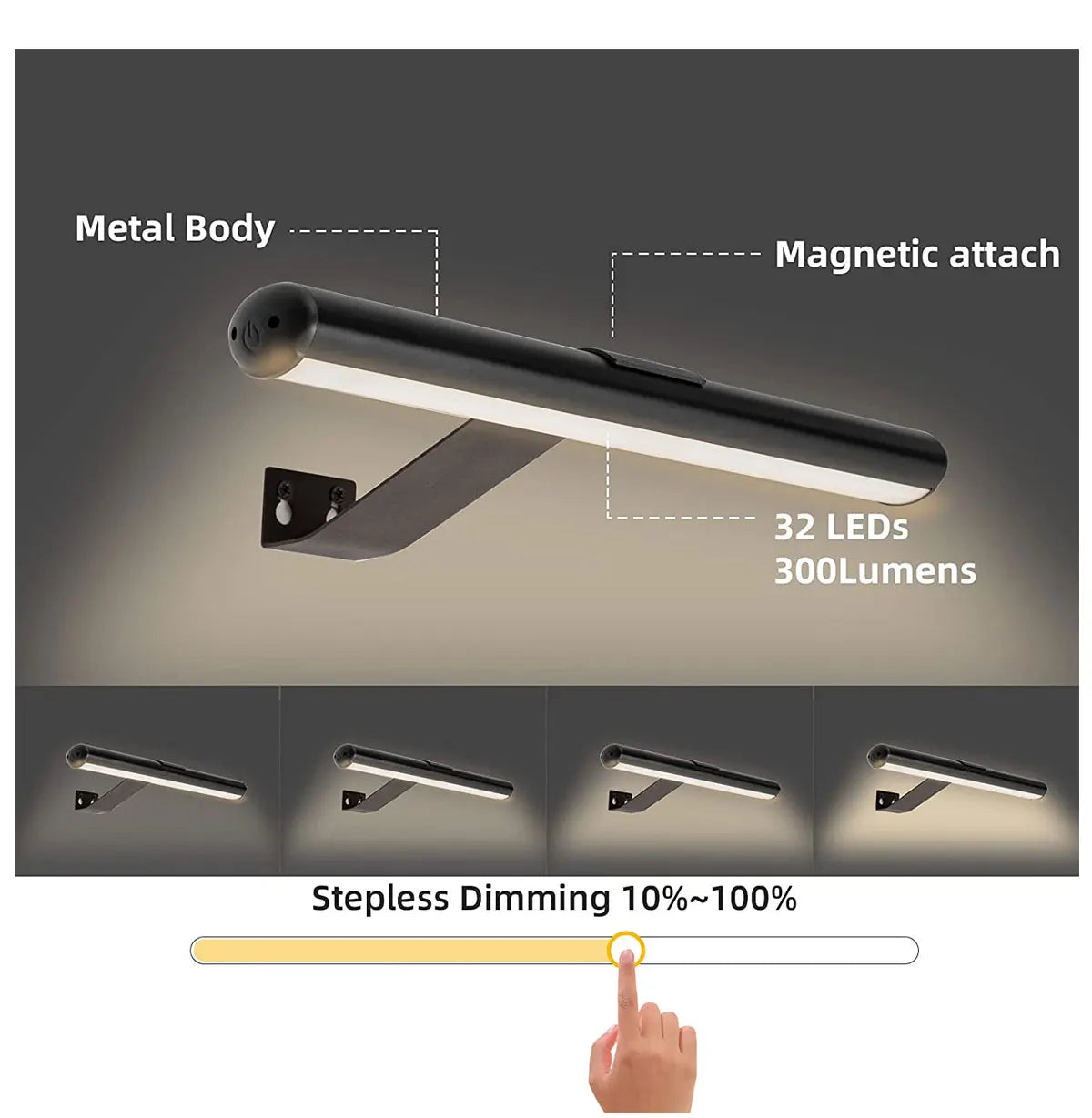 Painting Picture Light Portrait With Remote Living Room Wireless Wall Lamp Art Display Rechargeable Battery Operated Photo