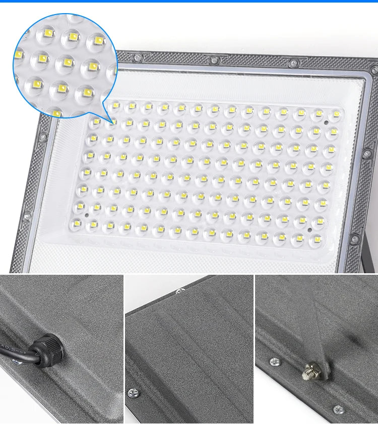 50W 100W 200W 300W 500W Led Floodlight Outdoor IP66 Waterproof 220V Reflector LED Garden Lighting Street Lamp Wall Flood Lights - GlowMart