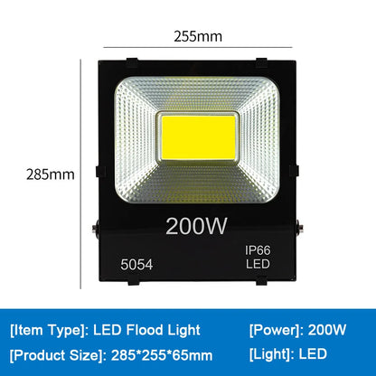 Outdoor Flood Light Led Wall Lamp 10W 20W 30W 50W 100W 200W Floodlight Exterior Street Waterproof Spotlight Garden Stadium Light - GlowMart