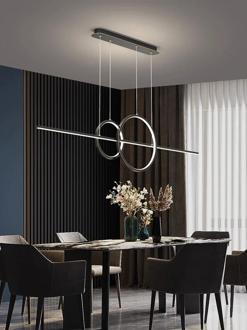 Modern Minimalist LED Pendant Lights for Living Dining Room Kitchen Food Tables Study Chandelier Home Decor Lusters Luminaires - GlowMart