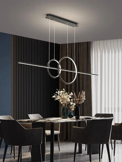 Modern Minimalist LED Pendant Lights for Living Dining Room Kitchen Food Tables Study Chandelier Home Decor Lusters Luminaires - GlowMart