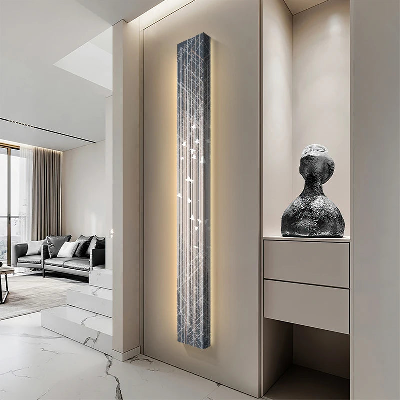 Modern Led indoor painting decoration strip art wall hanging lamp is applicable to the lighting of living room and hotel - GlowMart