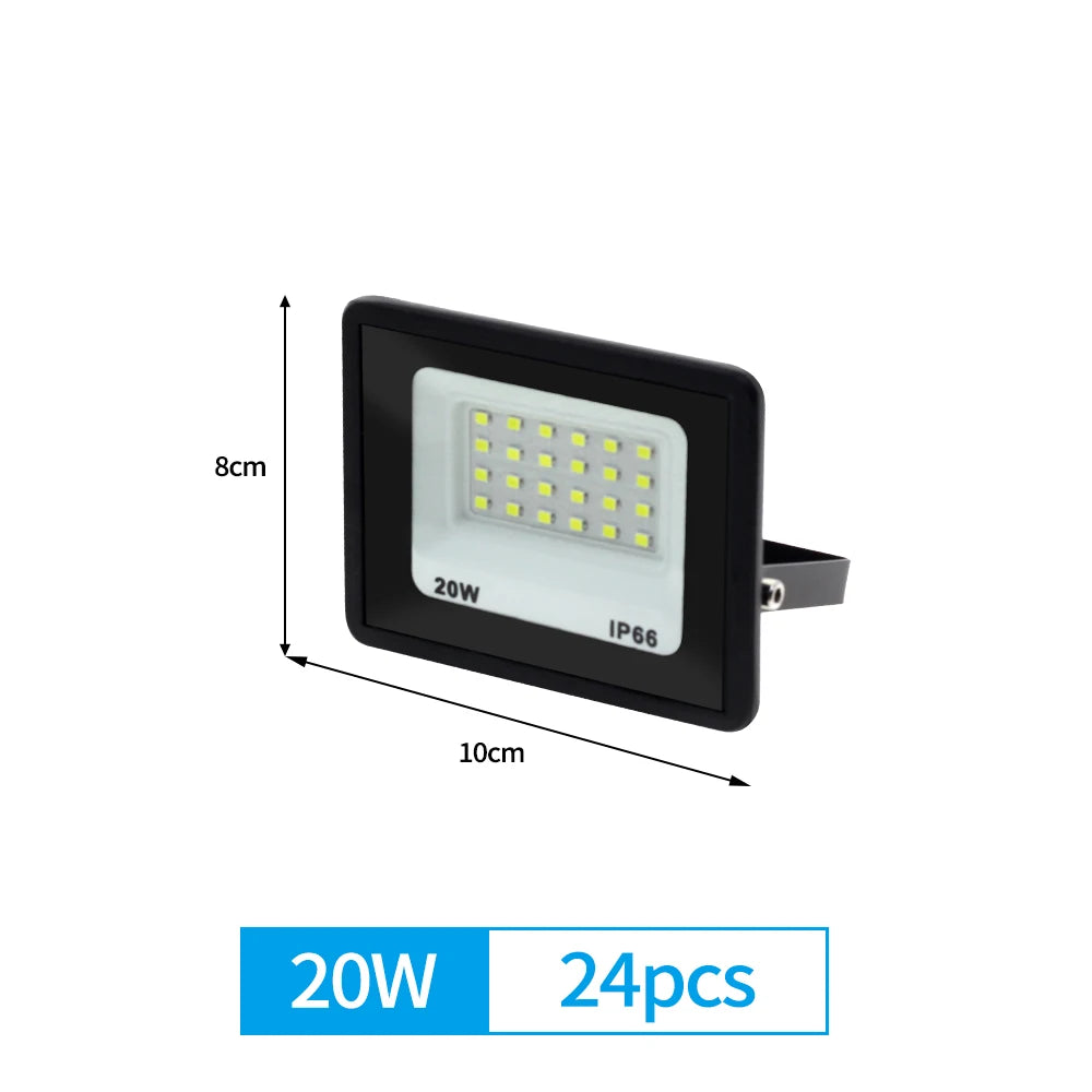 High Brightness LED Floodlight 100W 200W 300W IP66 Waterproof Flood Light For Garden Street Outdoor Lighting - GlowMart
