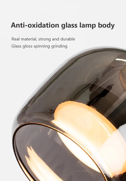 Nordic Glass LED Chandeliers Luxury Pendant Lamp Modern Minimalist  hanging light fixture decorative indoor lighting - GlowMart