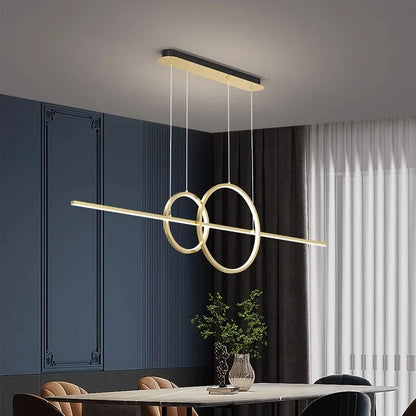 Modern Minimalist LED Pendant Lights for Living Dining Room Kitchen Food Tables Study Chandelier Home Decor Lusters Luminaires - GlowMart
