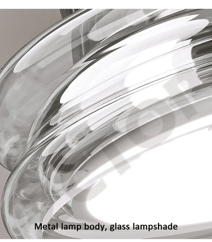 Nordic Lustre LED Glass Ceiling Lamp for Bedroom Study Room Aisle Corridor Home Decoration Chandelier Ceiling Lighting Fixtures