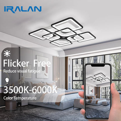 ceiling lamps square decoration home bedroom room lamps lighting for living room lustre modern ceiling chandelier Interior Light