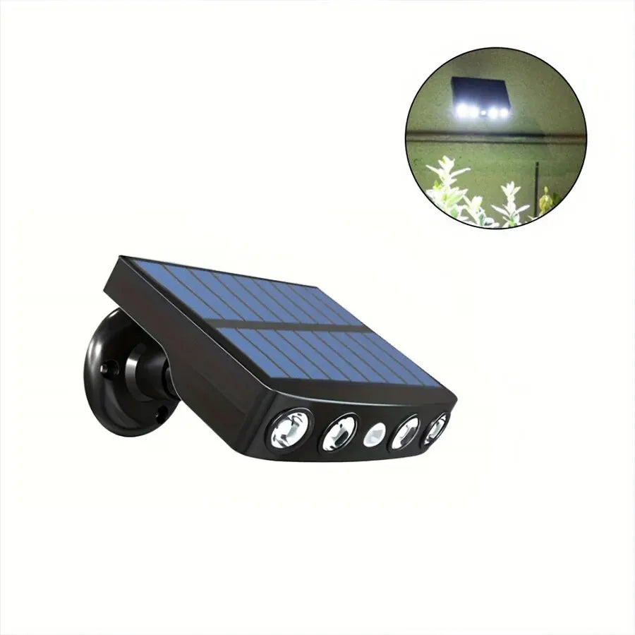 Powerful 4 LED Solar Security Lights Outdoor Decor Sensor Motion 3 Modes Street Waterproof Lamp Wall Night Work Light for Garden - GlowMart