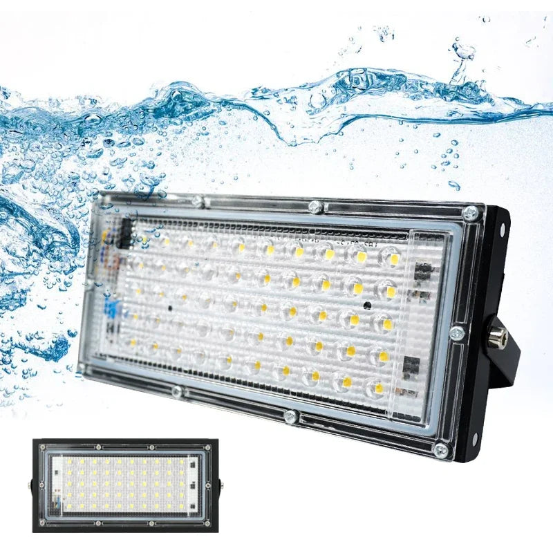 LED Flood Light 50W 100W Outdoor Lighting AC 110V 220V Floodlight IP65 Reflector Projecteur Led Exterieur Focus Spotlight - GlowMart
