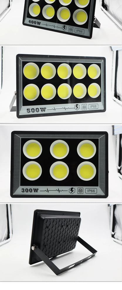 LED Floodlight 50W 100W 200W 300W 400W 500W 220V Spotlight IP65 Waterproof Lamp Led Outdoor Flood Light Garden Street Lamp - GlowMart
