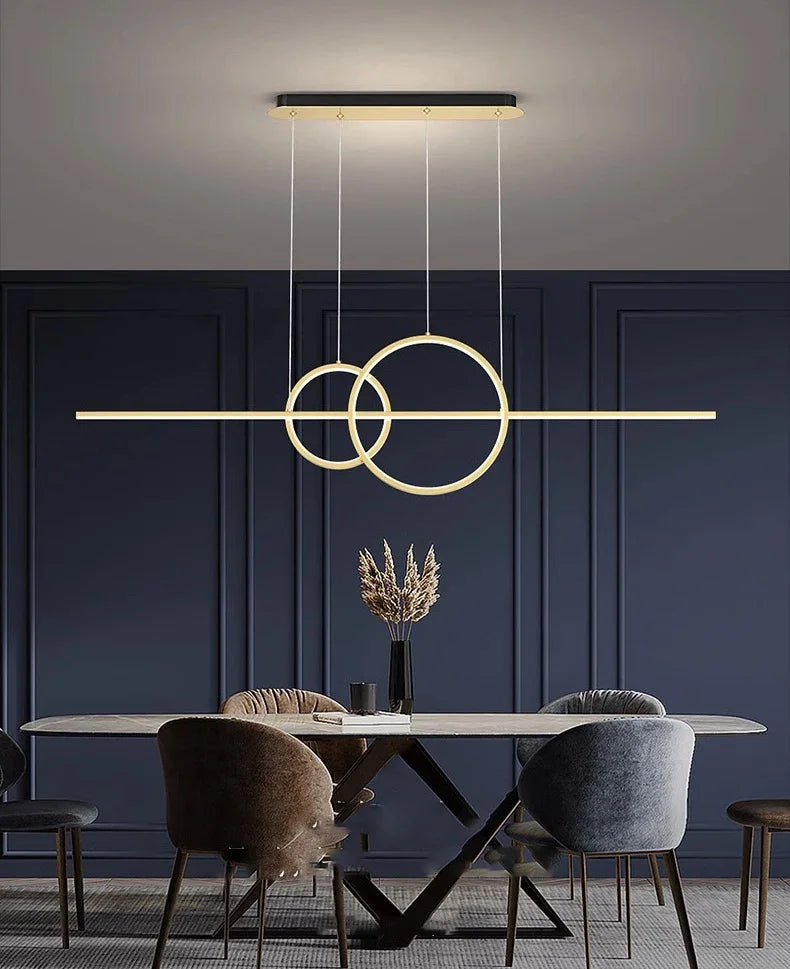 Modern Minimalist LED Pendant Lights for Living Dining Room Kitchen Food Tables Study Chandelier Home Decor Lusters Luminaires - GlowMart