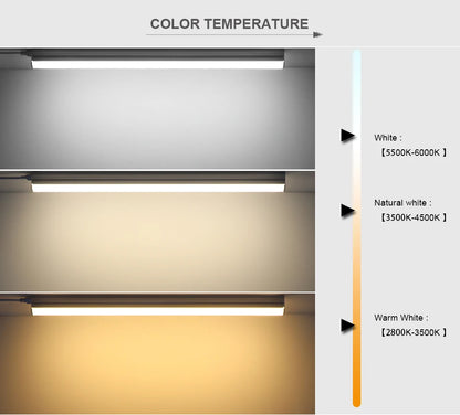 50cm T5/T8 High Brightness LED Light Tube No Power Plug Tube Lamp White/Warm White For Warehouse Garage Kitchen Shop Factory - GlowMart