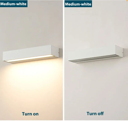 LED Outdoor Porch Wall Sconces Aluminum Exterior Wall Light Fixtures IP65 Waterproof Lamp for House Patio Doorway Garage Decorat - GlowMart
