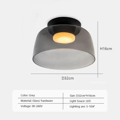 LEVELS Glass Ceiling Lamp Bedroom led Medieval Colourful lamps for Restaurant Creative Dining Room bedroom decorating Lamps