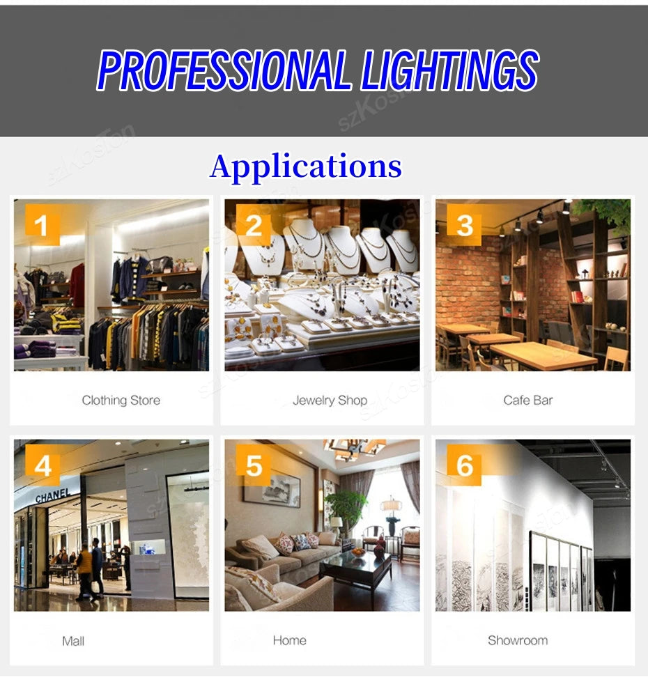 10pcs/Lot LED Downlight 5W 7W 9W 12W 20W 220V Recessed Ceiling Lamp  Round LED Panel Down Lights Spotlight Lighting - GlowMart