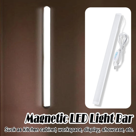 Led Light Tube Reading Lamp Learning 20cm-50cm Cold/warm/neutral/white Magnetic Wall Usb Night Dimmable Closet Strip Cabinet Bar - GlowMart