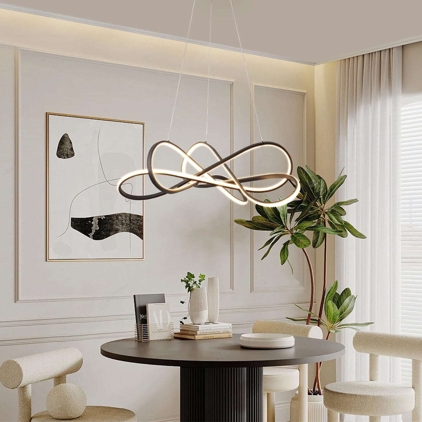 Modern LED Pendant Light DIY Chandelier Lights For Dining Room Living Room Bar Kitchen Room Ceiling Hanging Lamp Home Decor Lamp - GlowMart