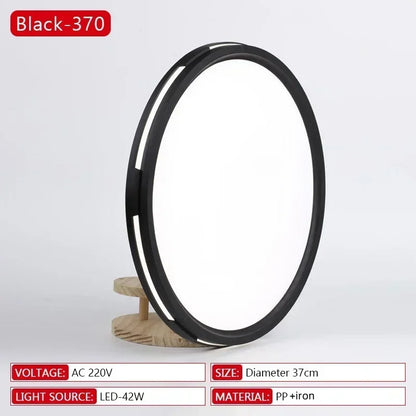 LED Ceiling Light Modern Creative Circular Living Room Bedroom Home Three Proof Ceiling Lamp Kitchen Bathroom Decor Lighting