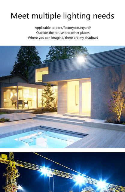 LED Flood Light AC220V 10W 20W 30W 50W 100W IP68 Waterproof Outdoor Garden Projector Lighting Refletor Spotlight Wall Floodlight - GlowMart