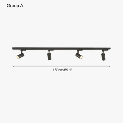 Surface mounted track lights, spotlights, LED restaurant chandeliers, living rooms without main lights, bar lamps, desk lamps - GlowMart