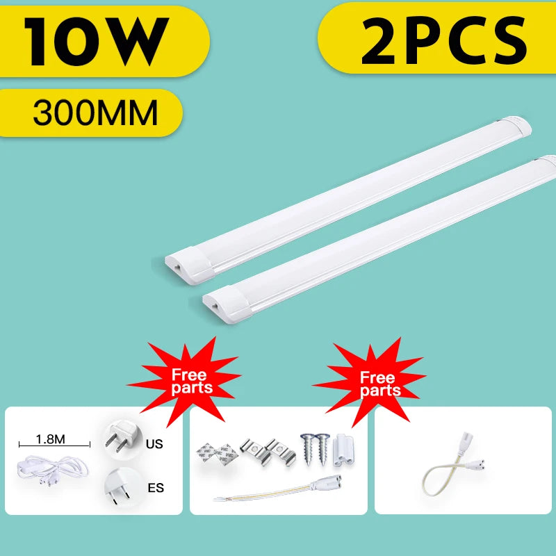 LED Tube Lights Cabinet Light 110V 220V LED Lamps Ceiling Bar Lights Wall Lamp LED Tubo Light Kitchen Workshop Lamp Night Light - GlowMart