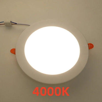 10pcs/Lot LED Downlight 5W 7W 9W 12W 20W 220V Recessed Ceiling Lamp  Round LED Panel Down Lights Spotlight Lighting - GlowMart