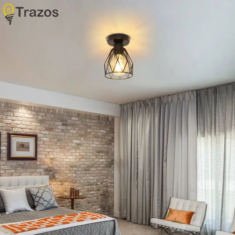 Aisle Lights Entrance Hallway Lights Modern And Simple Iron Art Living Room Bedroom Stair Lights Cloakroom LED Ceiling Lights