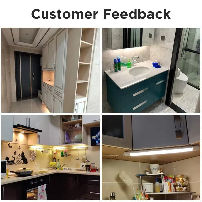 LED Tube Lights Cabinet Light 110V 220V LED Lamps Ceiling Bar Lights Wall Lamp LED Tubo Light Kitchen Workshop Lamp Night Light - GlowMart