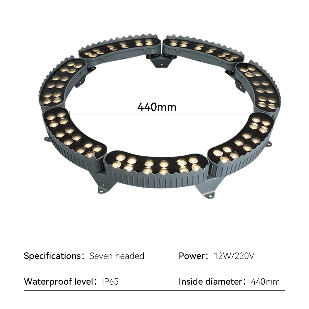 LED Outdoor Tree Spot Light LED Wall Washer Aluminum RGB IP65 Can be used outdoors under large trees and cylindrical cones - GlowMart